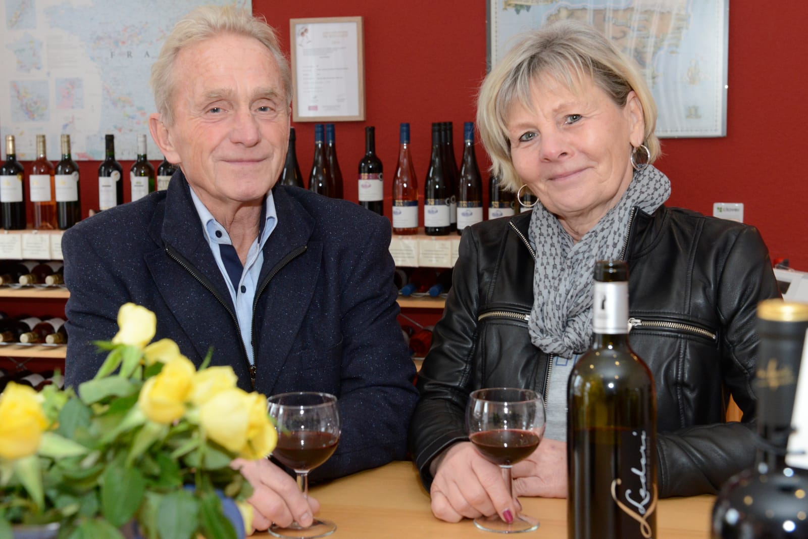 Angelika und Heinz Rehlein im Gartower Weineck